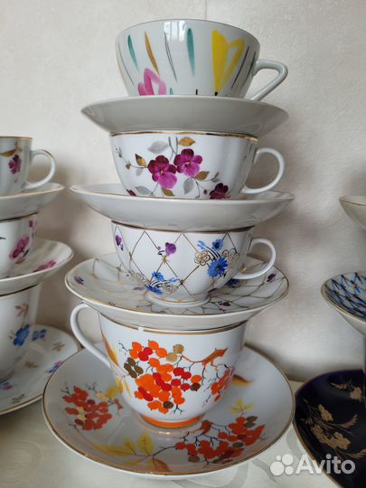 Фарфор посуда советская лфз