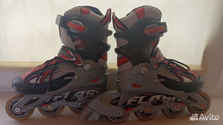 Роликовые коньки раздвижные детские р-р S(30-33)