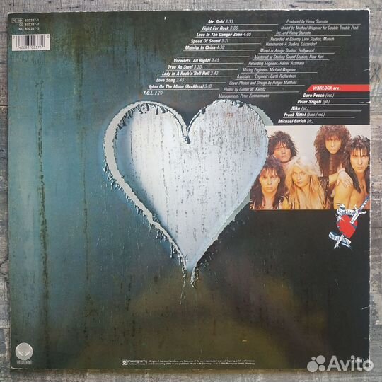 Warlock - True As Steel (1986)