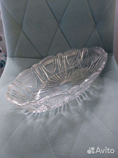 Салатник хрустальный большой