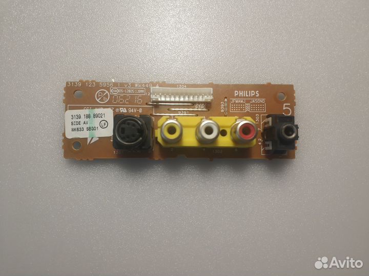 Плата разьемов, 3139 123 5956.1 v3 Wk449.4