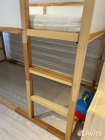 Кровать чердак IKEA кюра