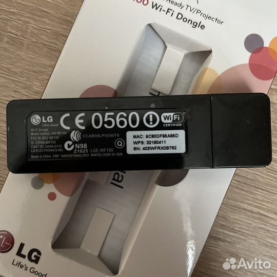 Wi-Fi адаптер LG AN-WF100
