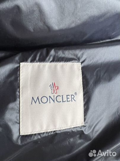 Жилетка новая moncler мужская синяя L-XL