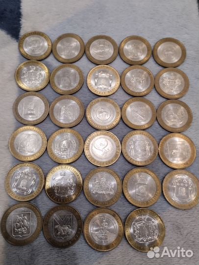 Юбилейные монеты РФ биметалл