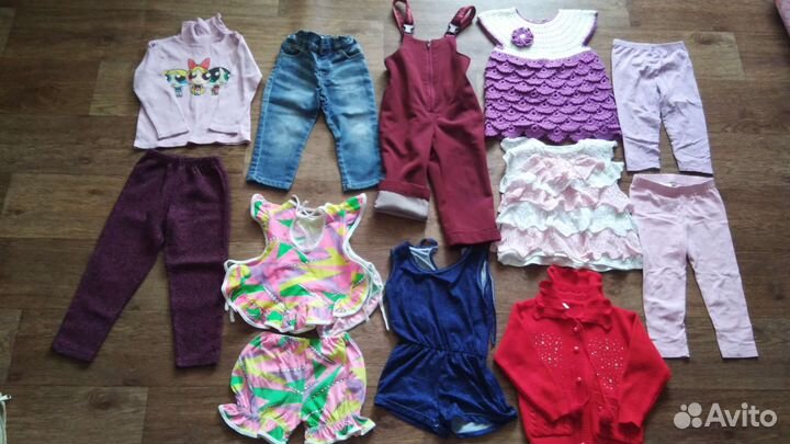 Пакет вещей на девочку 1-1,5 года