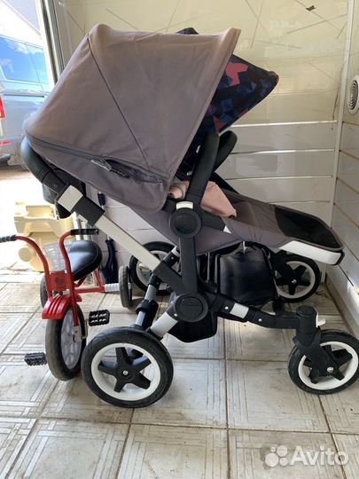 Коляска bugaboo donkey twin для двойни и погодок