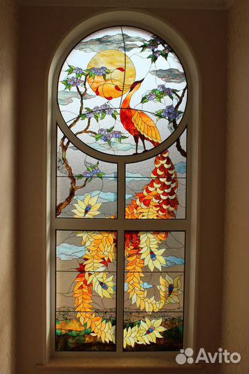 Окна витражные. Витражи Тиффани