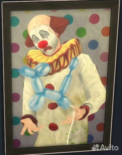 Картина из игры симс