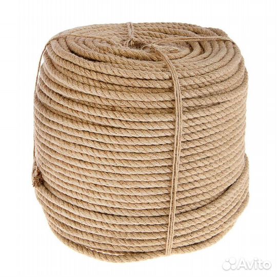 Канат джутовый 4 мм и 6 мм