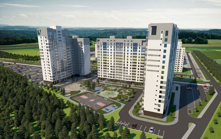 3-к. квартира, 90,5 м², 14/17 эт.
