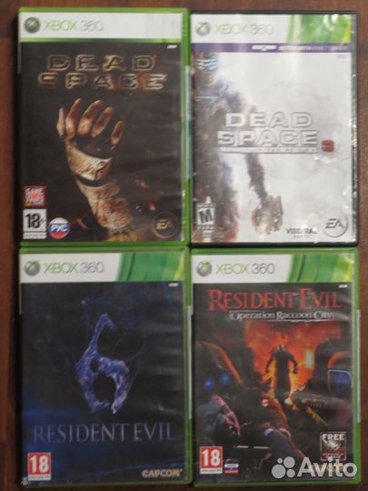 Dead space vs resident evil для xbox 360