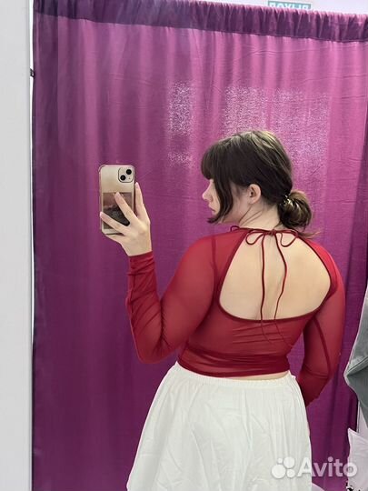 Кофта красная