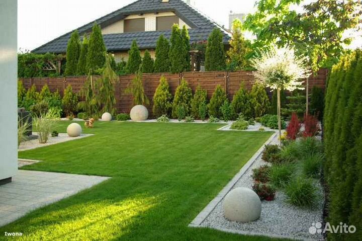 Укладка рулонного газона