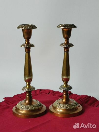 Подсвечники высокие Англия