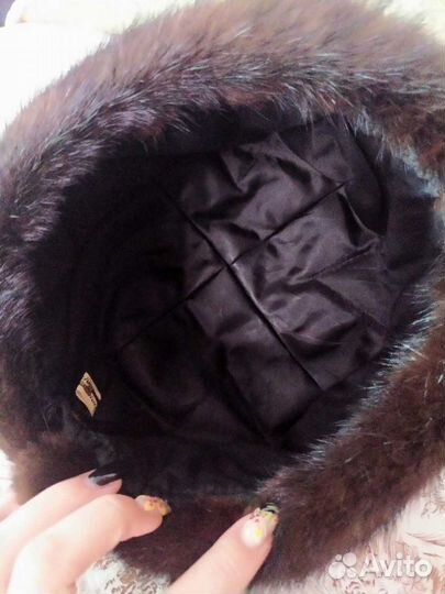 Шапка норковая женская