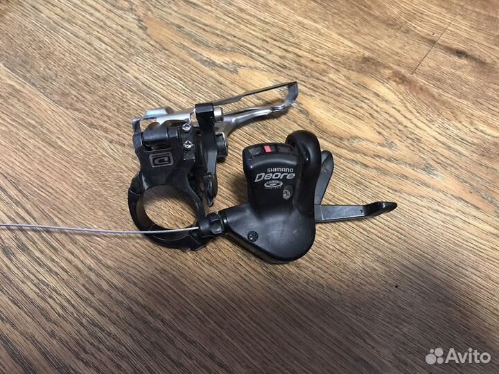 Комплект манетка и переключатель shimano Deore xt