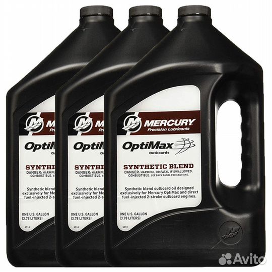Mercury Synthetic Blend OptiMax oil for 2-strokes