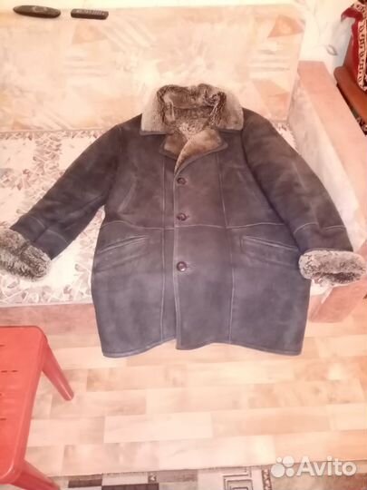 Дубленка натуральная мужская 56 58