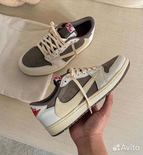 Кроссовки Nike air jordan 1 travis scott reverse m