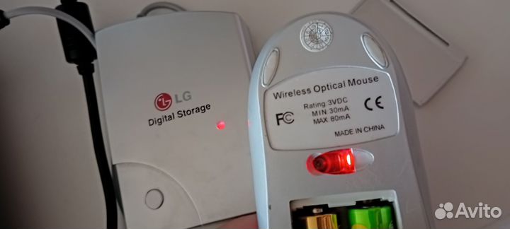 Мышь оптическая беспроводная LG рабочая