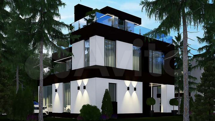 Коттедж 292,3 м² на участке 7 сот.