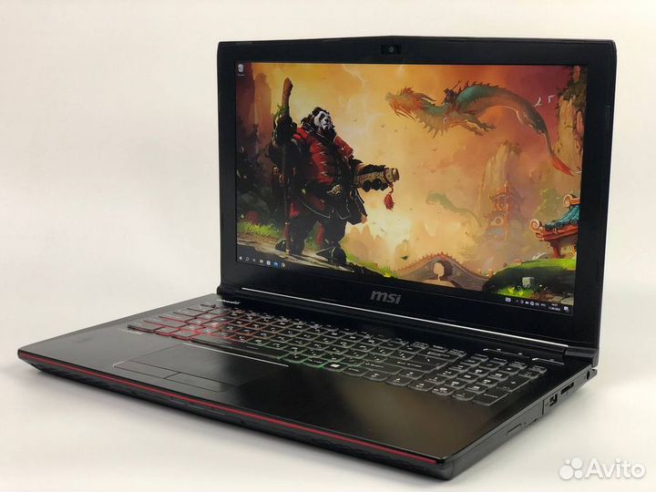 MSI GE62 15.6 IPS i7-6700HQ 16GB GTX960 SSD+HDD