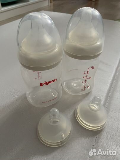 Бутылочки для кормления pigeon и dr.brown's