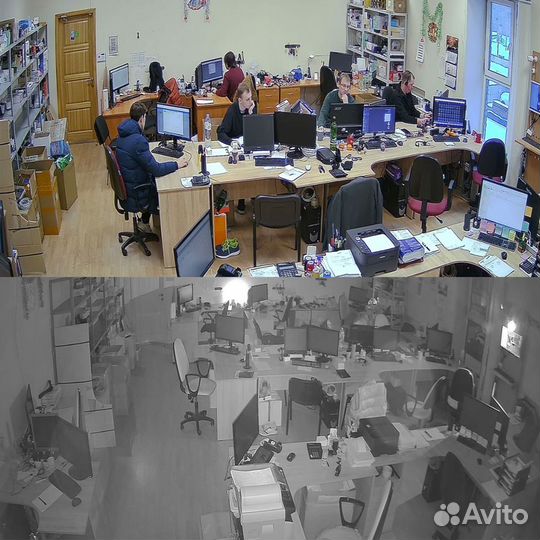 Камера видеонаблюдения купольная 4мп 2,8мм