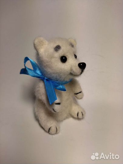 Мишка валяный