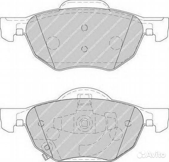 Колодки ferodo FDB1704 - ferodo