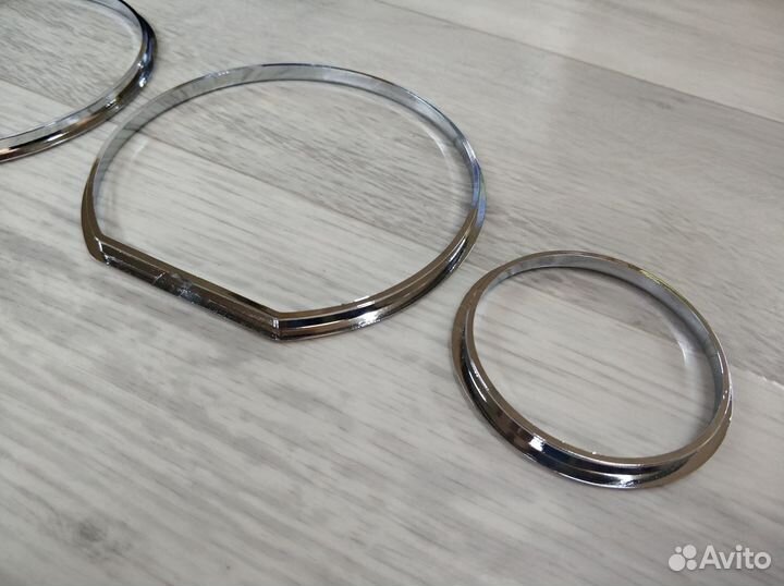 Кольца в приборную панель BMW E36 хром