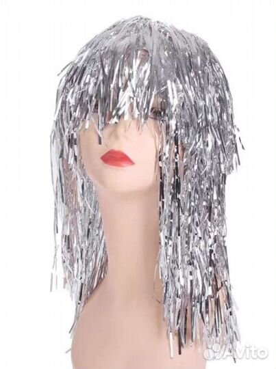 Парики новогодние, карнавальные, эстрадные