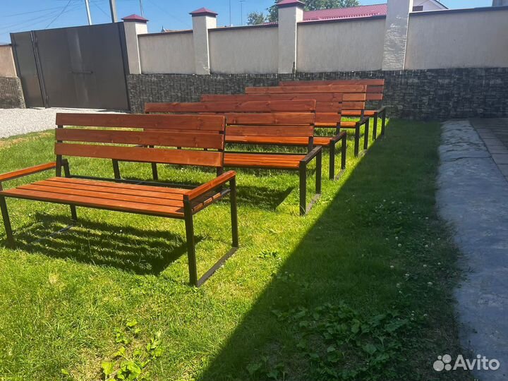 Скамейка в стиле лофт