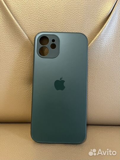 Матовые стеклянные чехлы - хамелеон на iPhone 12