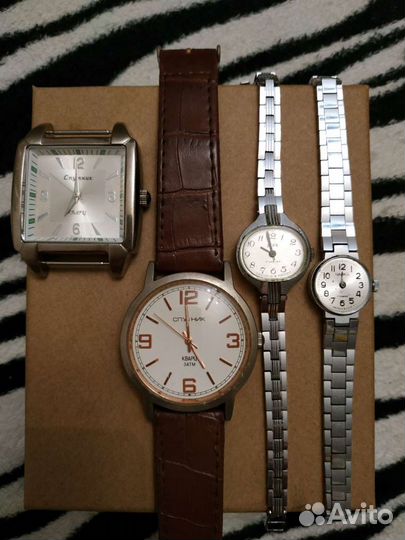 Часы Спутник,Заря,Чайка-17-18 камней