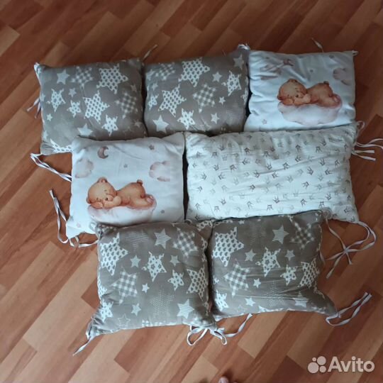 Бортики в детскую кроватку