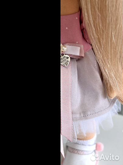 Текстильная интерьерная кукла ручной работы