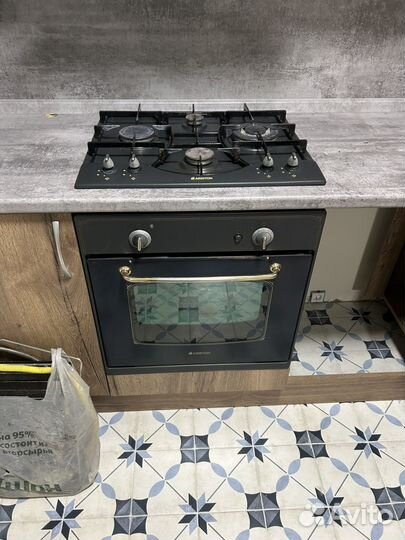 Газовый духовой шкаф ariston