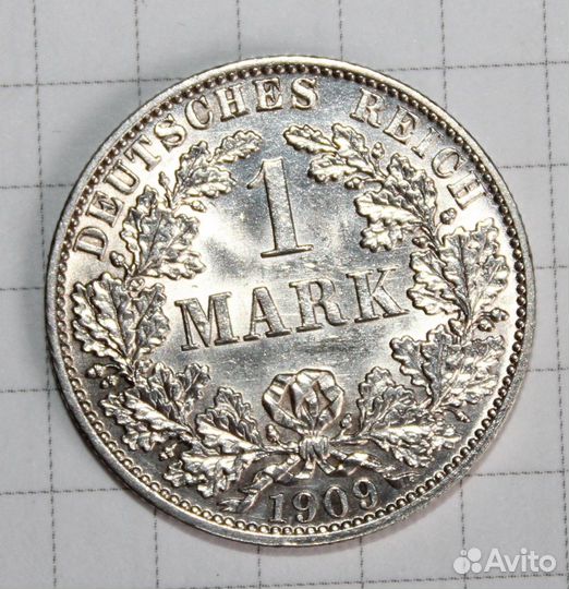1 марка 1909 год 