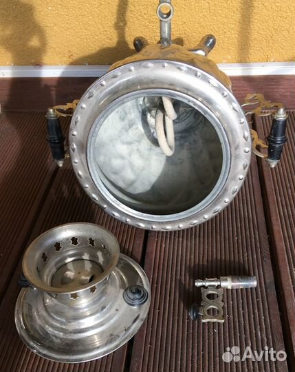 Самовар Тула Желудь электрический СССР винтаж