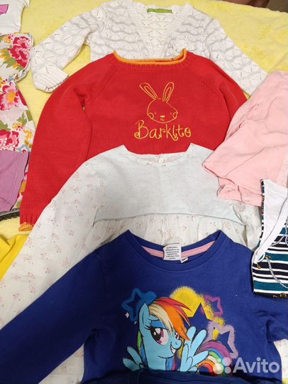 Большой пакет вещей для девочки 4-5 лет