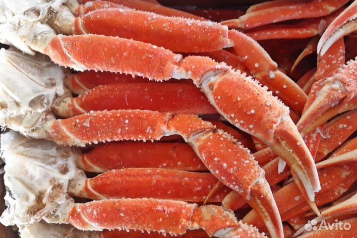 Краб, креветки, рыба