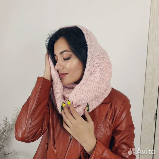 Нежный вязаный снуд Ostin