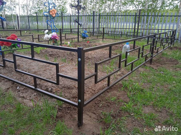 Изготовление ограды на кладбище