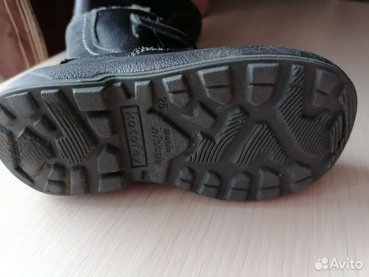 Ботинки детские зима 25 размер