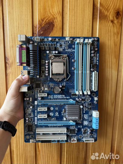 Материнская плата с процессором Intel 1155 1150 i7