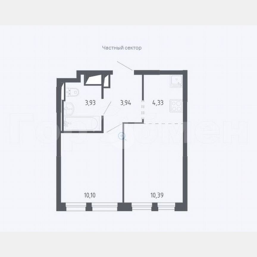 2-к. квартира, 33 м², 2/17 эт.