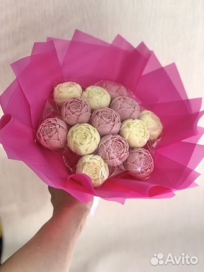 Съедобные букеты из шоколада