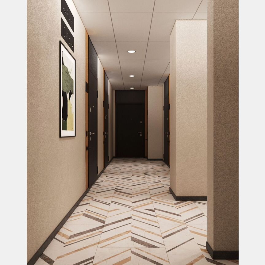 3-к. квартира, 64,4 м², 24/25 эт.
